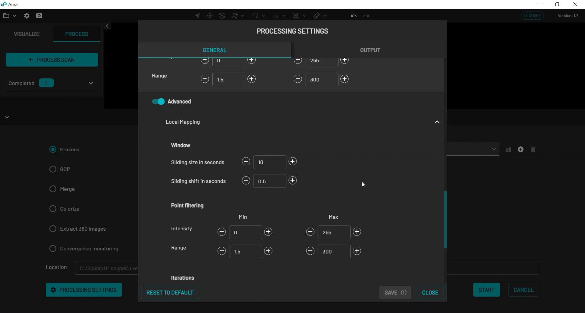 Culvert-6-Aura-settings