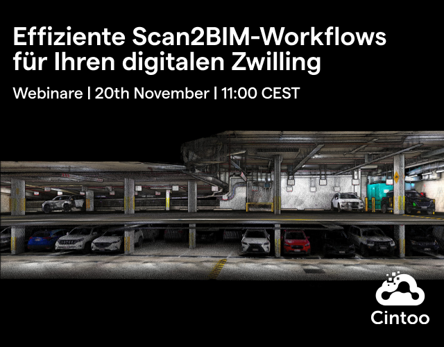 Effiziente Scan2BIM-Workflows für Ihren digitalen Zwilling